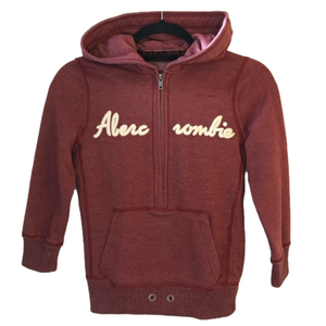 Abercrombie & Fitch 1/2 Zip Pullover Hoodie-Small